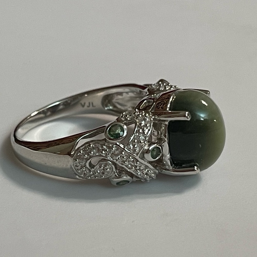Green stone ring - Picture 2 of 3